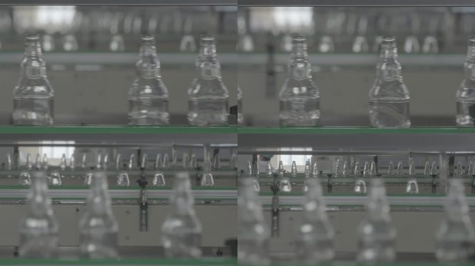 07玻璃瓶生产流水线 工厂生产车间
