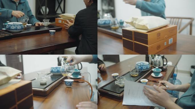 腐败堕落 密谋签合同 喝茶送礼 纪委警示