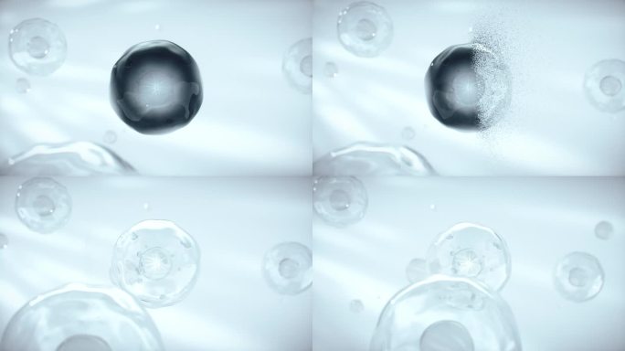 黑色素消失细胞恢复水分子吸收精华3d