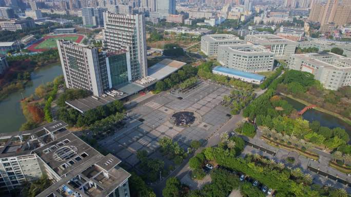 航拍福建江夏学院