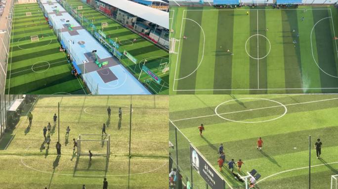 足球场 训练场 小孩运动 小学生运动基地