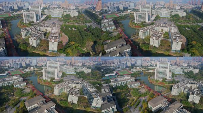 航拍福建江夏学院