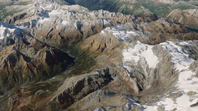 山川 喀斯特地貌 雪山 黄土地