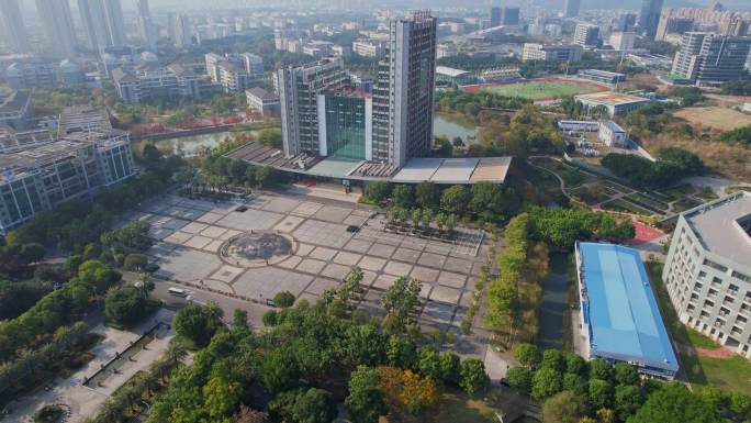 航拍福建江夏学院