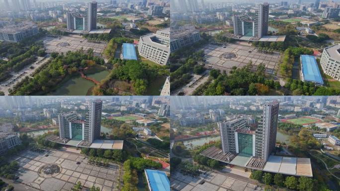 航拍福建江夏学院