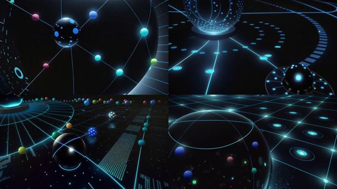 AI球体 抽象艺术 瞬息全宇宙 科技片头