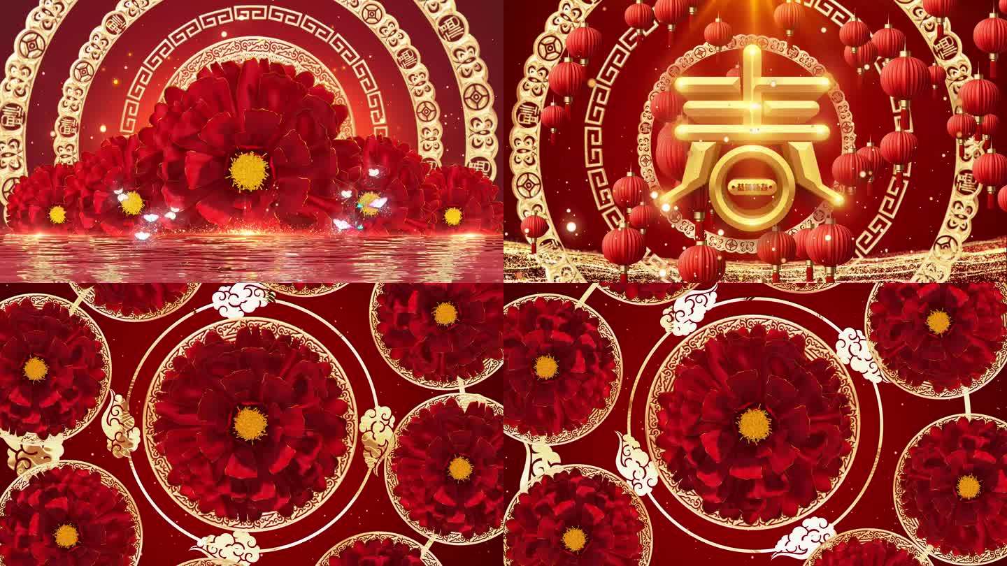 4款-春节节日喜庆LED背景