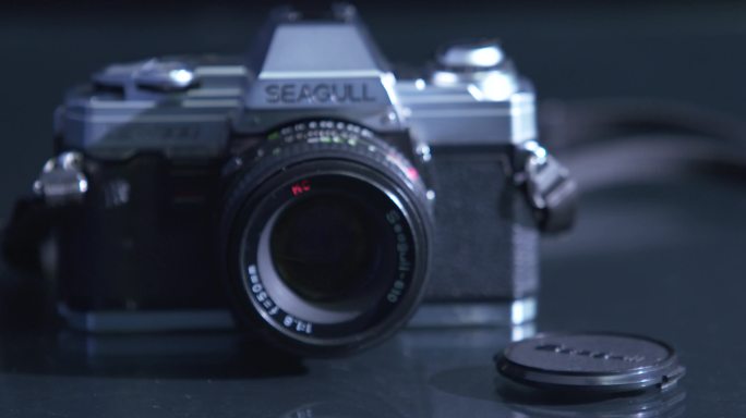 4K实拍老相机数码相机胶卷相机