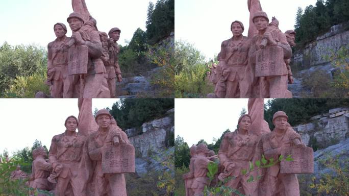 愚公移山精神雕像改造中国