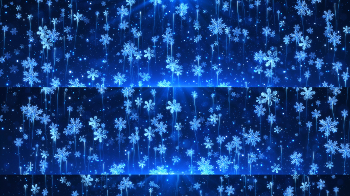 8k圣诞雪花粒子背景