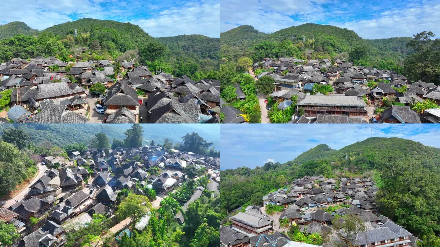 云南景迈山翁基古村寨