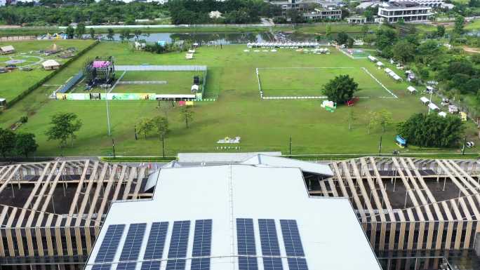 从化世界生态设计大会永久会址航拍