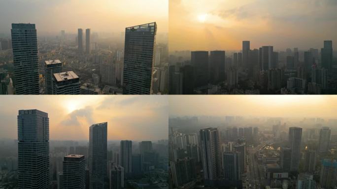城市雾霾大气重污染