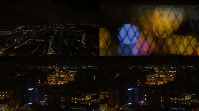 深圳 城市夜景（高处俯拍大全景）