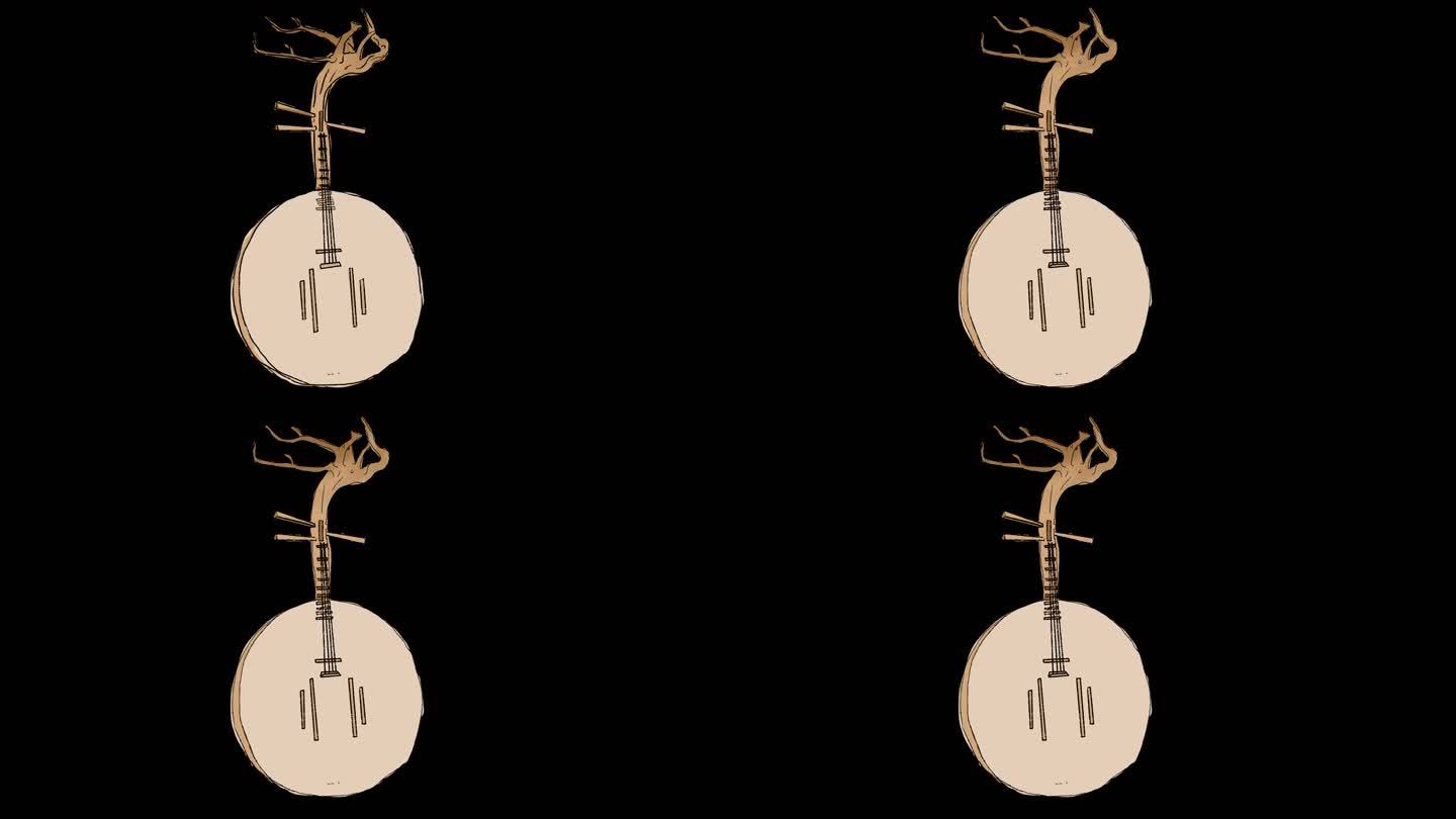 布依族传统乐器-月琴-八音坐唱
