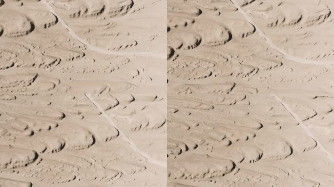 西北青海火星公路戈壁滩航拍
