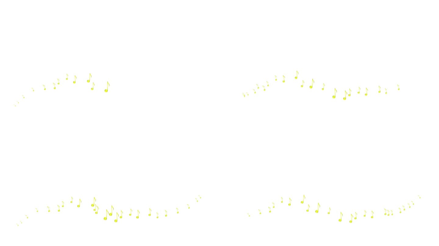 生动的金色音符从左到右飞舞。一波飞舞的音符。音乐概念。矢量插图隔离在白色背景上。