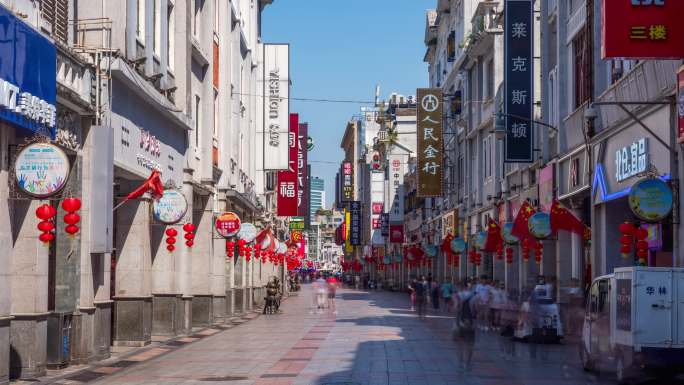 【4K】广州上下九步行街延时