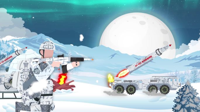 MG卡通战争—雪地军事行动