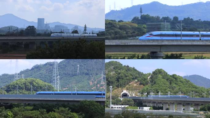 复兴号高铁、和谐号动车