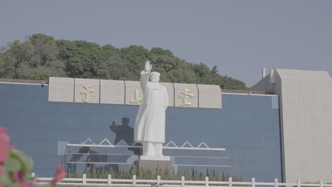 福建省福州市鼓楼区五一广场公园于山堂航拍