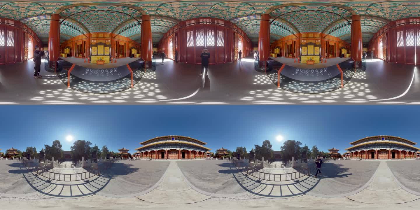 VR全景北京景山承寿殿8k全景视频
