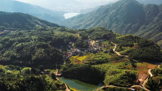 航拍 宁德 山村 4k