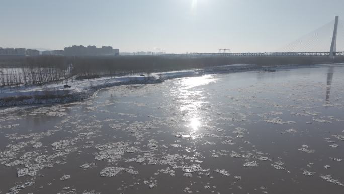 黄河流凌