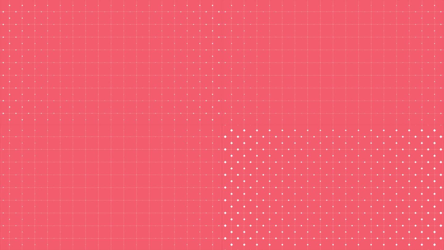 几何半色调图案背景，立方体几何抽象背景。无缝循环动画4k。