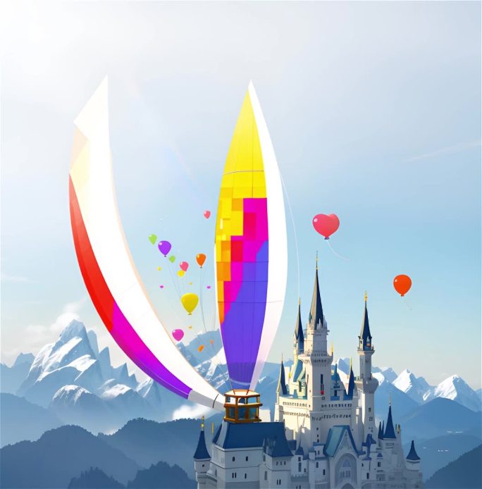城堡气球