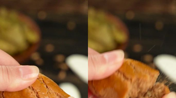 黑米芡实茯苓八珍糕桃酥