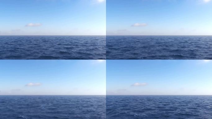 4k大海动态写实三维特效背景