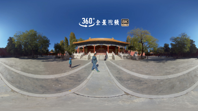 VR全景北京景山寿皇门8k全景视频
