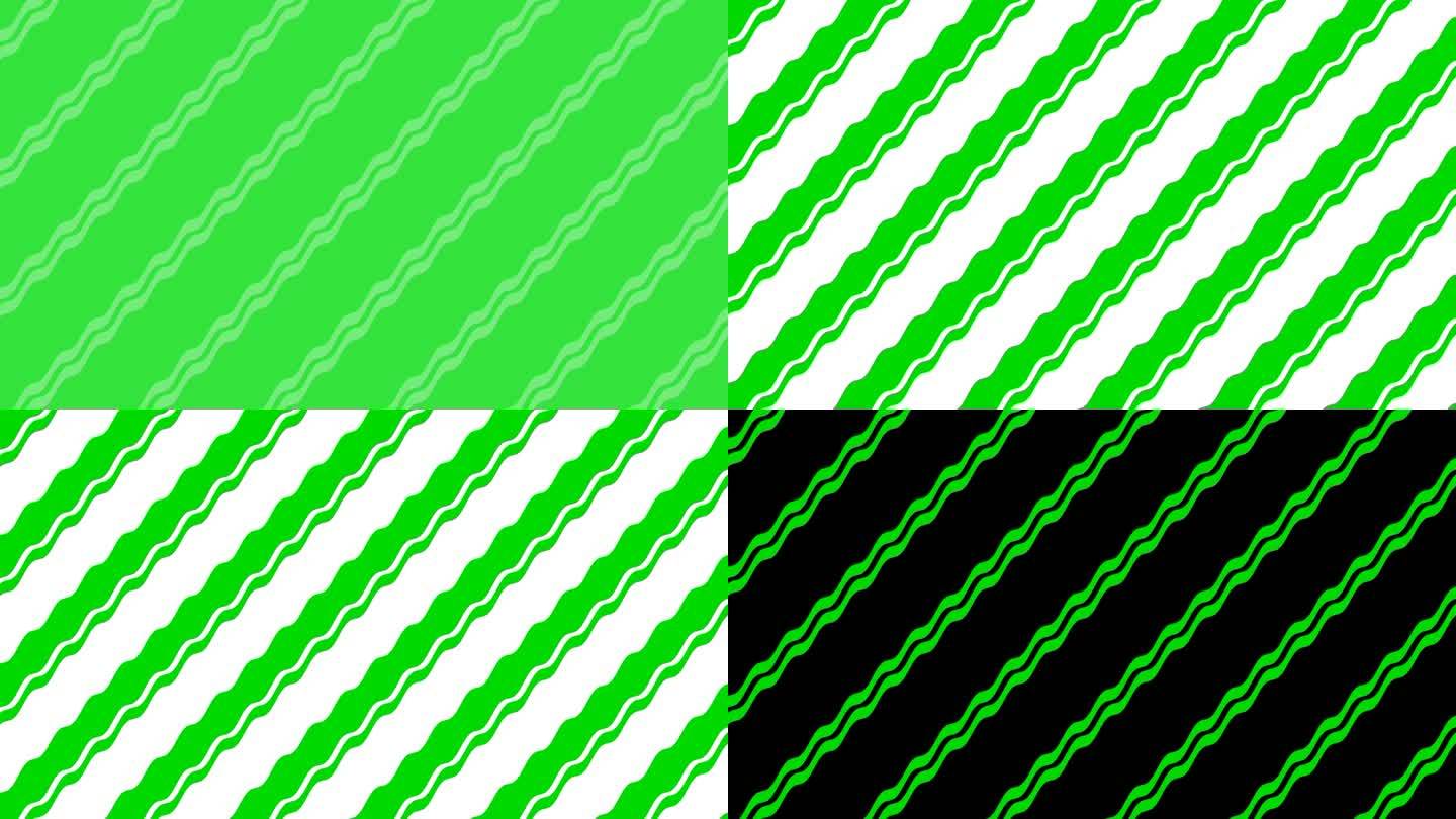 一套由绿、白、黑三色组合而成的视觉背景色