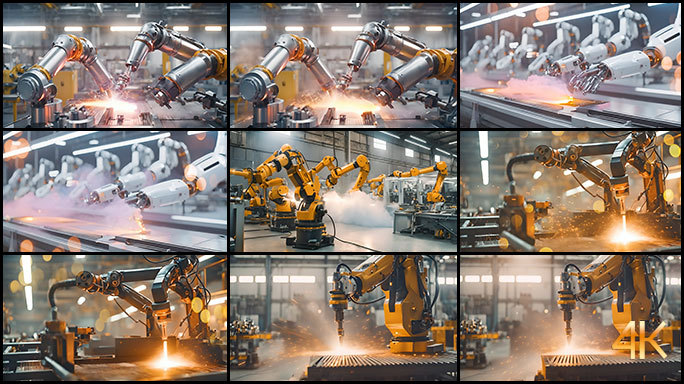 工业4.0 高级无人工厂 自动化生产