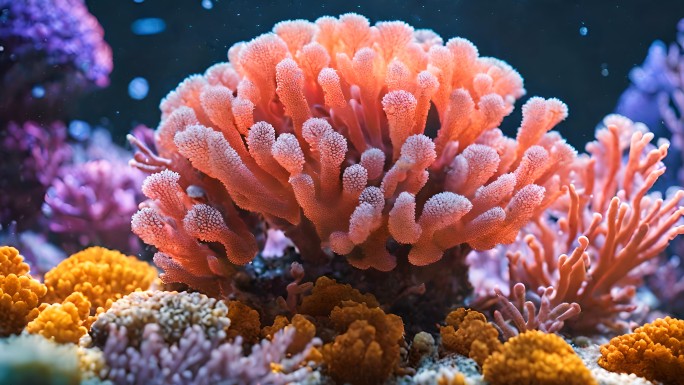 唯美海底世界珊瑚4K素材