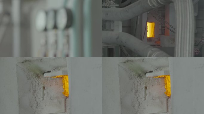 08沙子熔炉 压力表 玻璃工厂 4K