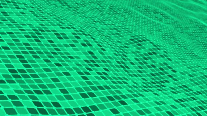 摘要数字绿松石色波以线点波为背景，数字大数据波技术为背景