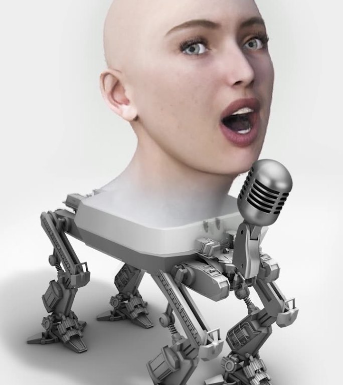 荒谬的机器人歌手