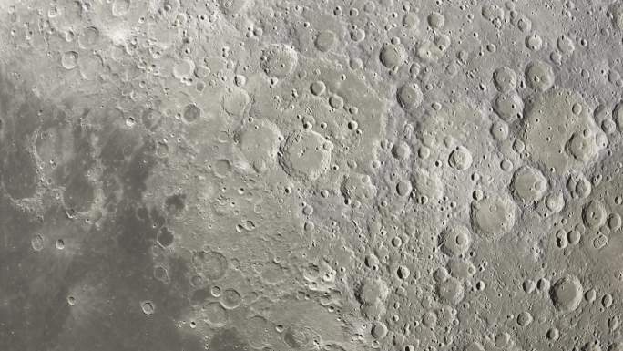 俯瞰月球 月球表面 月球素材