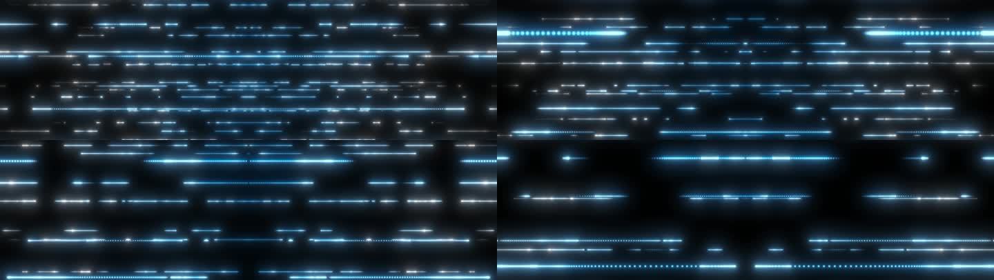 蓝色光束光线粒子光效线条穿梭宽屏超宽屏