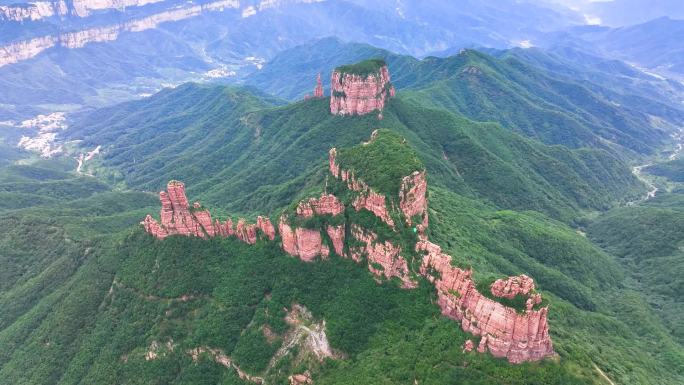 赞皇县 嶂石岩 九女峰 主峰 一米崖