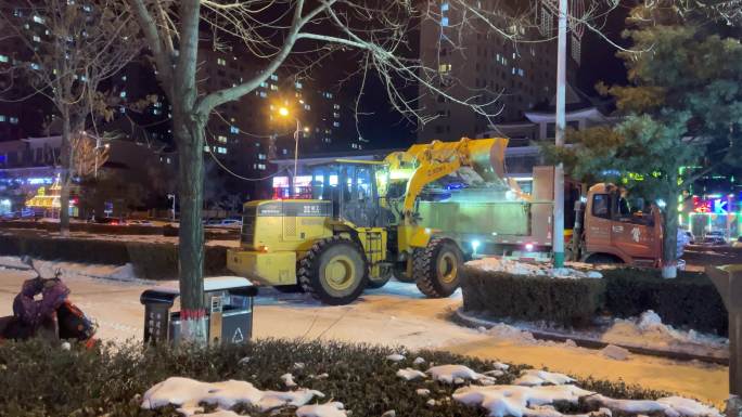 4K原创 清雪车 除雪 除冰雪