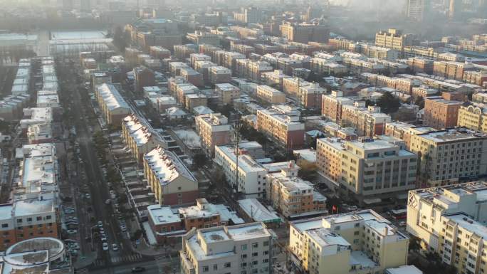 4K原素材-航拍长春东中华路，朝阳区全景