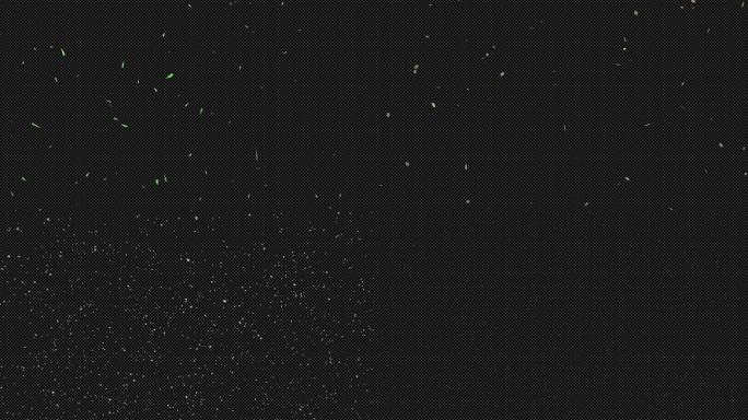 飘花瓣落叶下雪下雨四季粒子AE模板