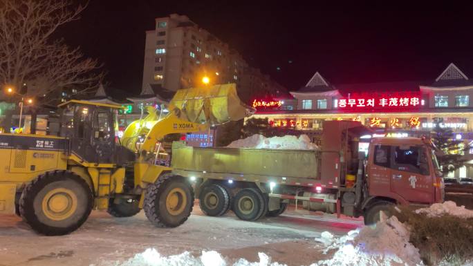 4K原创 清雪车 除雪 除冰雪