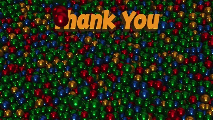 感谢6000名追随者3d文本揭示推动金绿蓝红金属球坑球背景3d渲染