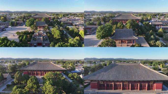 辽宁锦州义县奉国寺航拍