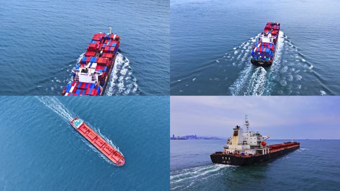 船-轮船-航行-货轮-集装箱船