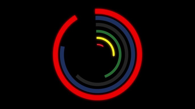 螺旋椭圆几何平滑圆运动图形六月的颜色。
